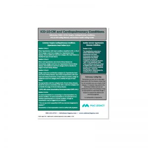 Hospice ICD-10-CM & Cardiopulmonary Conditions Cheat Sheet