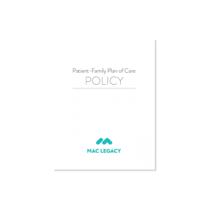 Hospice Patient/Family Plan of Care Policy-Digital Download