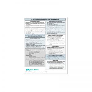 COVID-19 Vaccination Mandates:  Home Health & Hospice Cheat Sheet